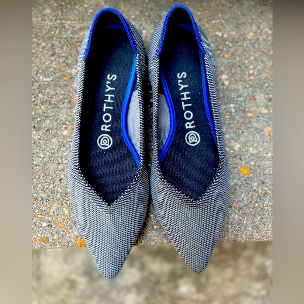 🩶 Rothy's Classic Gray 🩶 Ballerina Flat